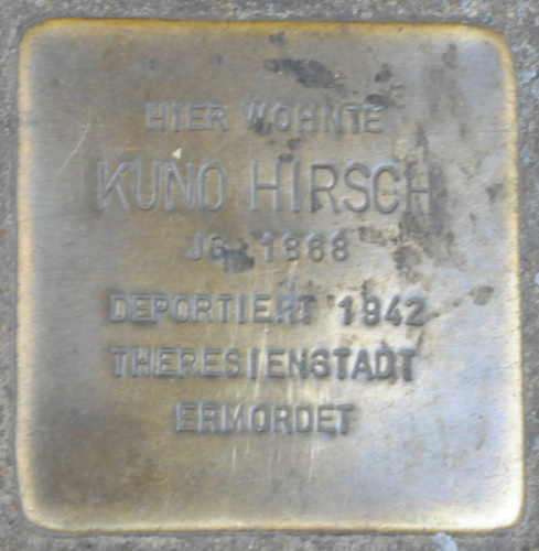 Stolperstein für Kuno Hirsch