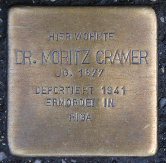 Dr. Moritz Cramer, geb. 1877