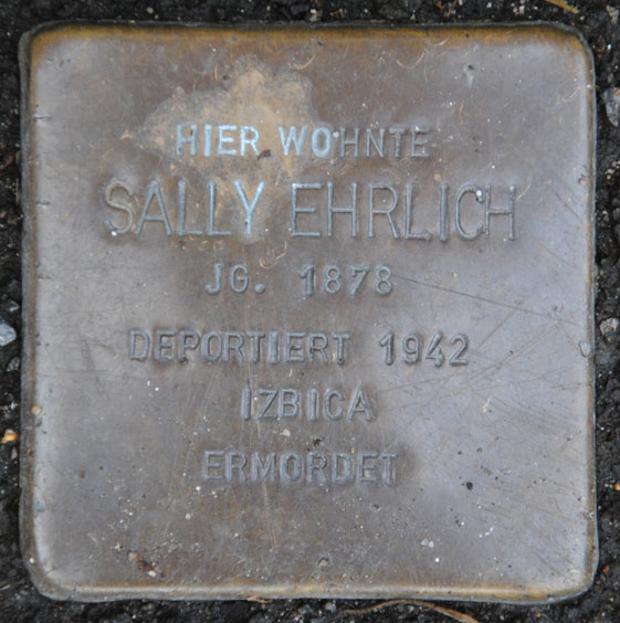 Sally Ehrlich geb. 1878 / Sally-Ehrlich-Straße 10