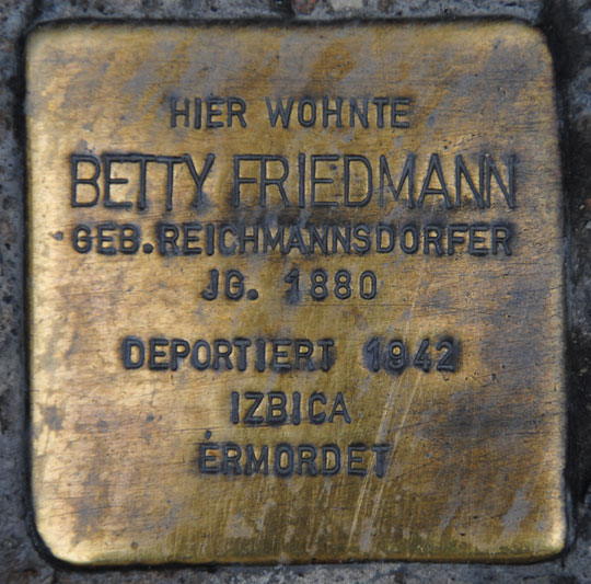 Betty Friedmann, geb. 1880 / Ketschengasse 6