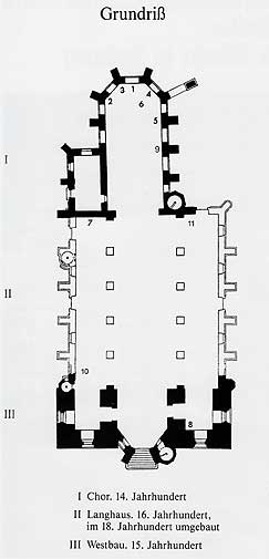 Bau und Umbau der Morizkirche: Errichtung des Langhauses um 1520