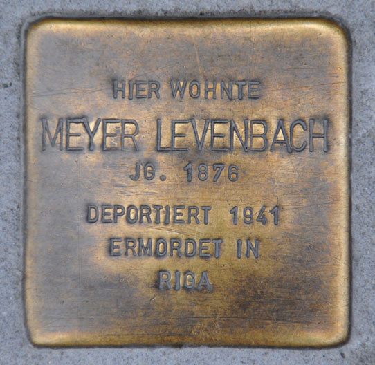 Sabine und Meyer Levenbach, geb. 1876 + 1876 / Spitalgasse 4