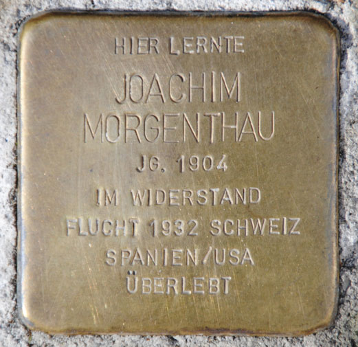 Joachim Morgenthau, Gymnasium Casimirianum