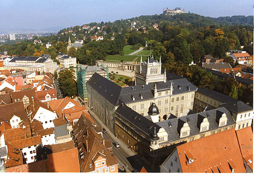 Blick vom Morizturm (Sanierung 1998)