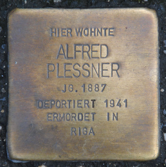 Margarethe und Alfred Plessner, geb. 1892 und 1887 / Mohrenstraße 9b