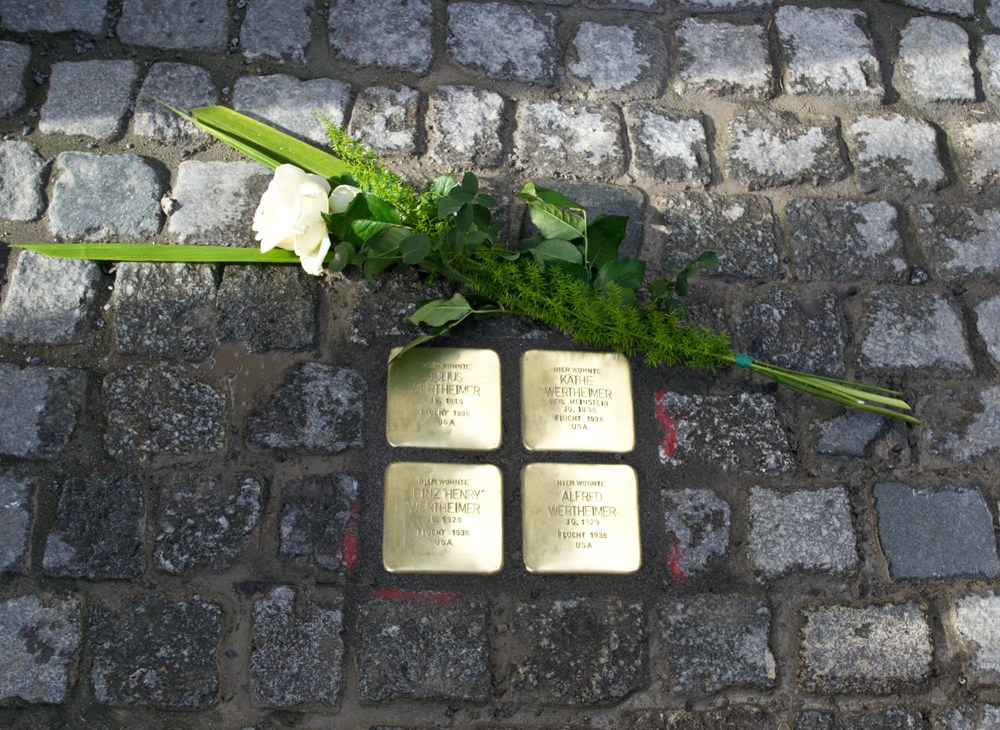 Stolpersteinverlegung am 9. März 2020 im Steinweg 53