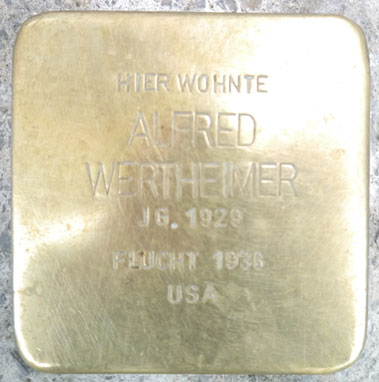 Stolperstein Alfred Wertheimer