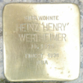 Stolperschein für Heinz "Henry" Wertheimer