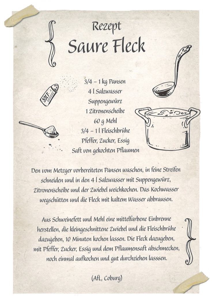 Rezept Saure Fleck