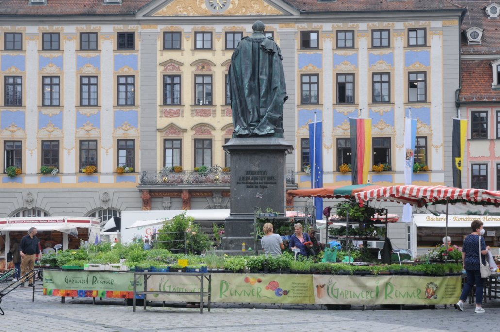 Stand von Otmar Renner am Wochenmarkt